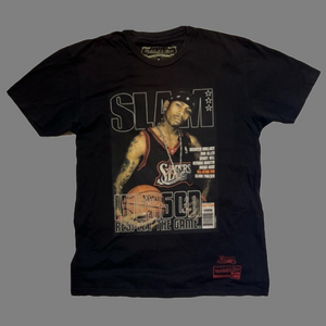 Allen Iverson Philadelphia 76ers 2000 Vintage Mitchell & Ness xSLAM T-Shirt